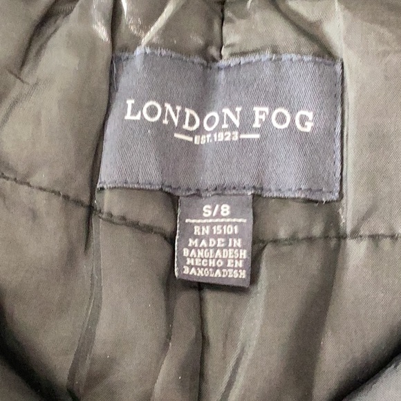 London Fog Black Classic Heavyweight Snow Pants, Size S (8), good condition. - Picture 10 of 10